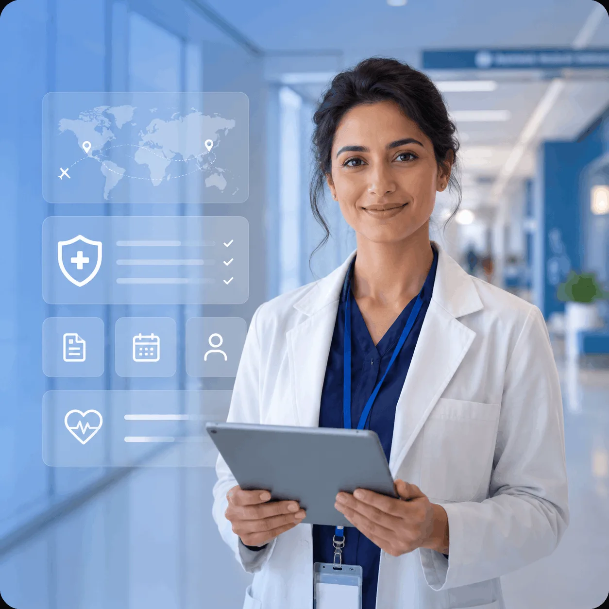 International patient coordinator reviewing medical tourism safety questions