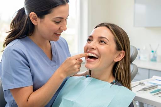 Can Food Become Trapped Around Dental Veneers?