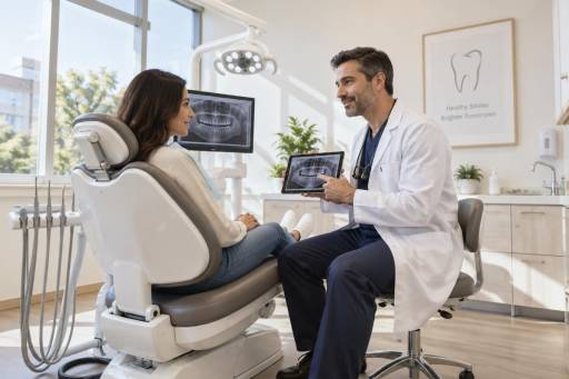 What Does the Blue Light Do During a Dental Filling?