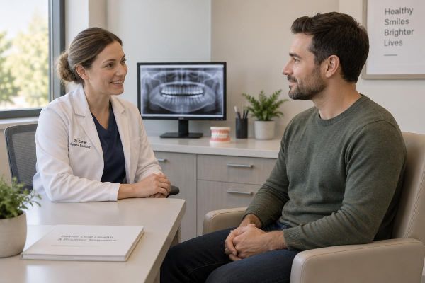 Why Might a Dentist Leave Some Decay Behind When Treating a Deep Cavity?