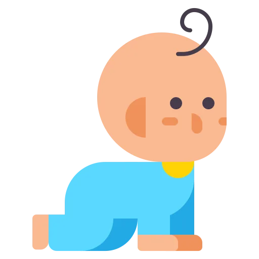 Baby boy icon