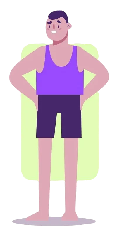 Overweight person